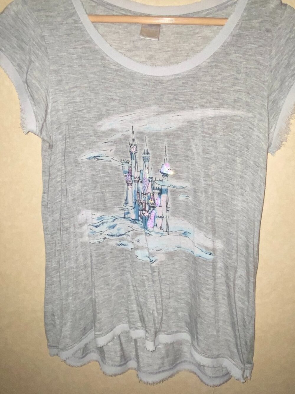 Lauren Conrad Disney Princess Cinderella Castle T-Shirt NWOT Small